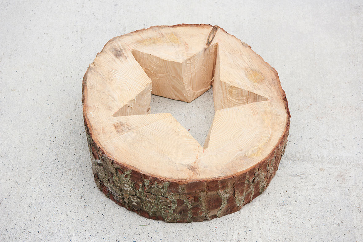 Holzschmuck Stern